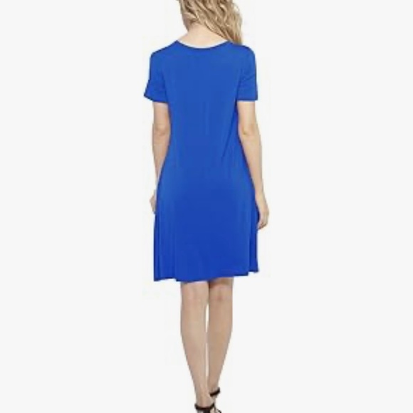 Lark & Ro Elegant Navy Midi Dress womens mdi dress sz xl nwt - Picture 2 of 5